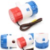 12V Blige Water Pump 3/4in Hose Outlet 500GPH Electric SemiOpen