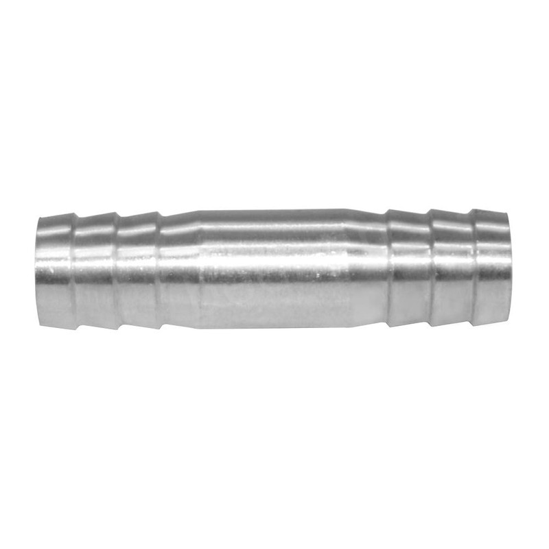 Beduan Stainless Steel 1/4" Hose Barb Splicer Mender Round Union