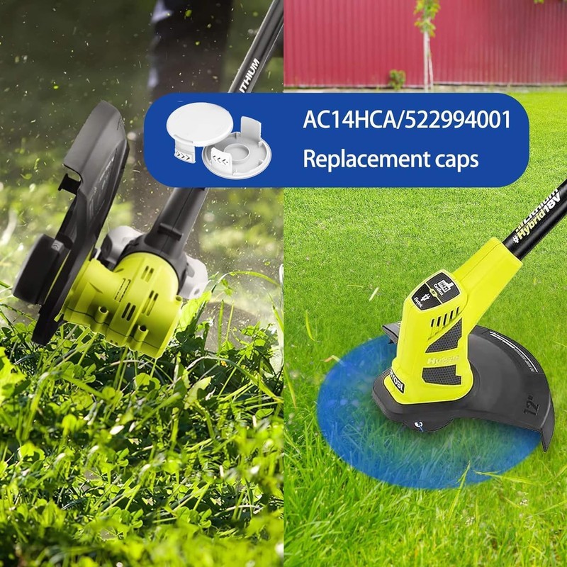 WADY Pack of 4 Grass Trimmer Spool Cap, Trimmer Spool