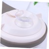 ORFOFE Waterproof Shower Clock Mute Bathroom Wall Clock Cups Digital