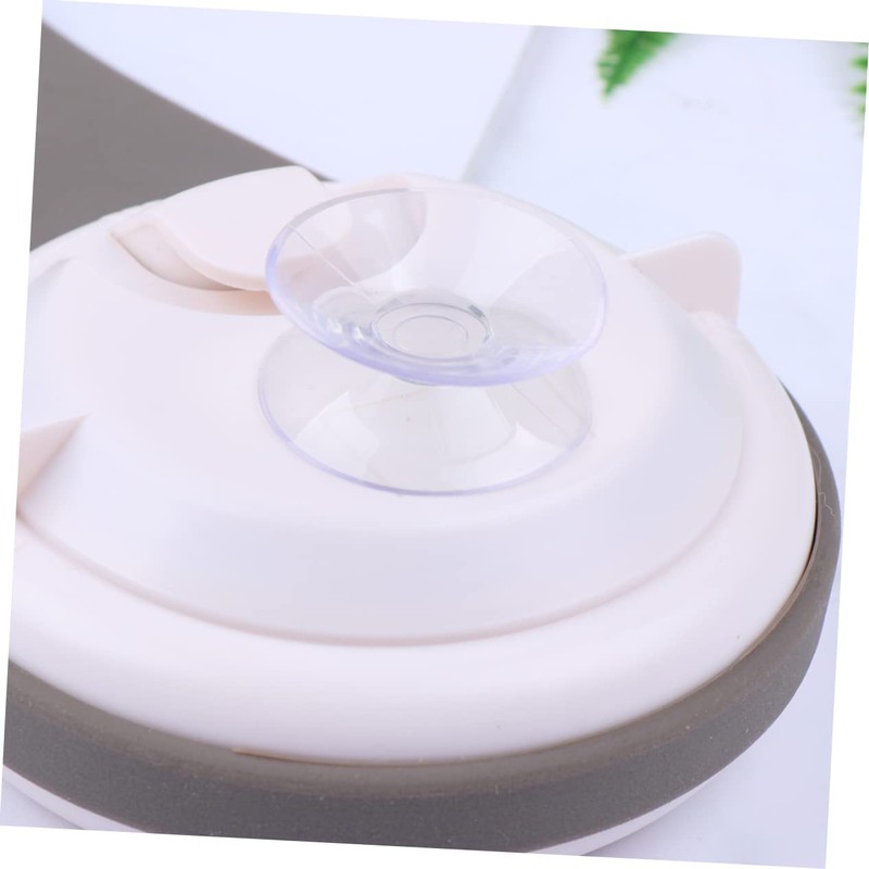ORFOFE Waterproof Shower Clock Mute Bathroom Wall Clock Cups Digital