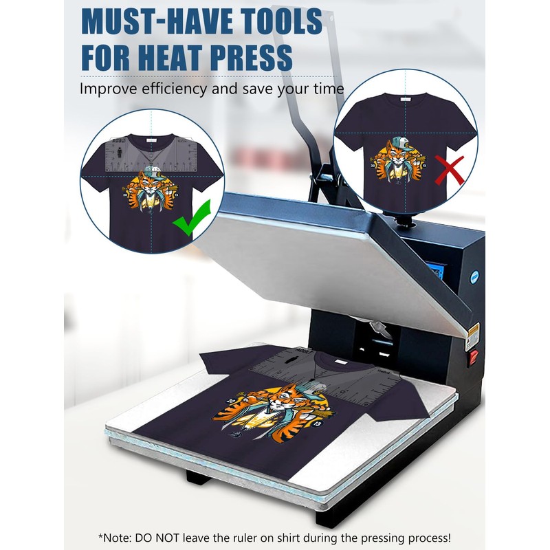 T-Shirt Ruler Guide Alignment Tool to Center Designs, Tshirt Ruler