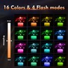 Solar System 3D Night Light,Universe Space Illusion Lamp,16 Colours Changing