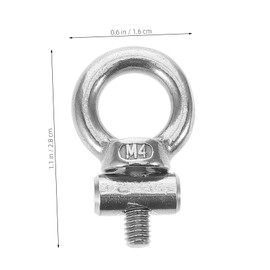 FELTECHELECTR Track Lifting Ring Camper Stopper Caravan Camping Grabbers Canopy High Vehicle Awning Hook Pinch Rail Outdoor Multipurpose Rear Clamp Large Rv Part Boat Part Stainless Steel Silver