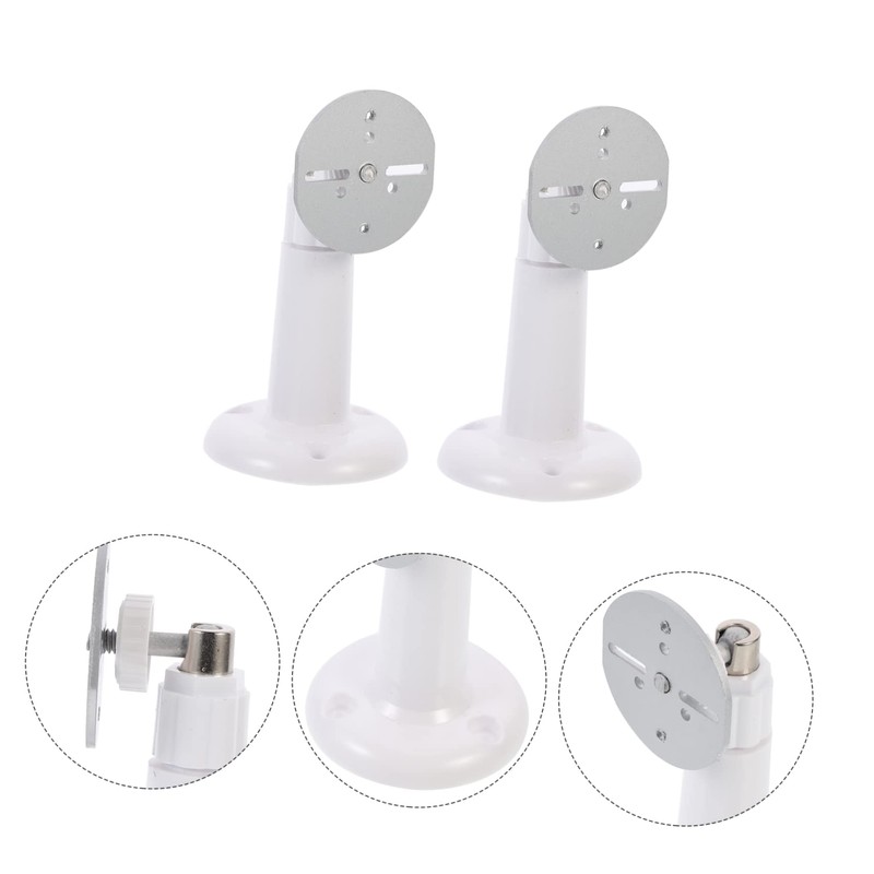 Mikinona 2Pcs Adjustable Mount Bracket for Indoor Outdoor Security Easy