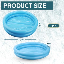 Inflatable Bath Tub for Pool Feet Clean Feet Foot Bath for Pool Entrance Ladder Spa Treatments at Home 60 x 60 x 16 cm Pack of 2