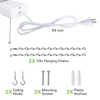 hykolity 4 Pack 4FT LED Shop Light, Linkable Utility Shop