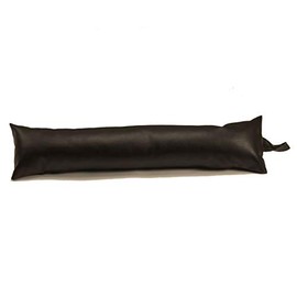Classic Home Store Soft PVC Leather Look Draught Excluder French Patio Door Long Draft Stopper 3ft (Brown)