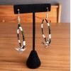 Philadelphia Eagles Hoop Earrings Silver Handmade