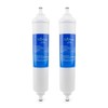 EcoAqua Replacement for GE GXRTQR Inline Filter, 2-Pack