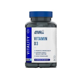 Applied Nutrition - Vitamin D3 - High Strength - Immune Booster - Bone Health - Supports Muscle Function (90 Capsules)