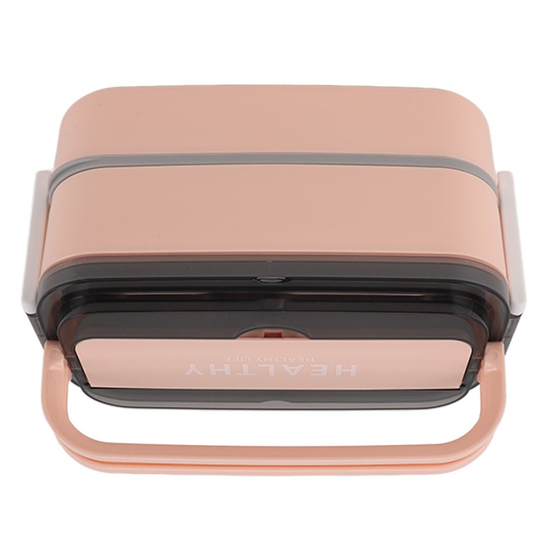 Double Layer Bento Box 316 Stainless Steel Compartment Portable Lunch