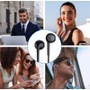 Tech Uino Auriculares USB C de 1.2m con Micrófono, Compatibles