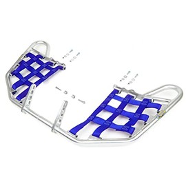Yamaha Raptor 700 Yfm700R Nerfbars Atv Nerf Bars Silver Bars/Blue Nets