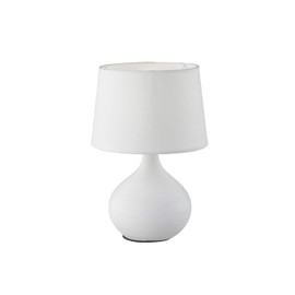 Reality Leuchten Martin R50371001 Table Lamp Ceramic E14 20 x 20 x 29 cm White