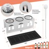 ACTIV CUISINE Bottle Holder for Sodastream Duo Crystal Bottles, 3
