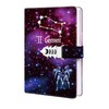 ZXHQ Constellation Diary with Lock, Diary for Women, Men, Girls,