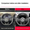 XITER 2PCS ABS Carbon Fiber Style Steering wheel cover Panel