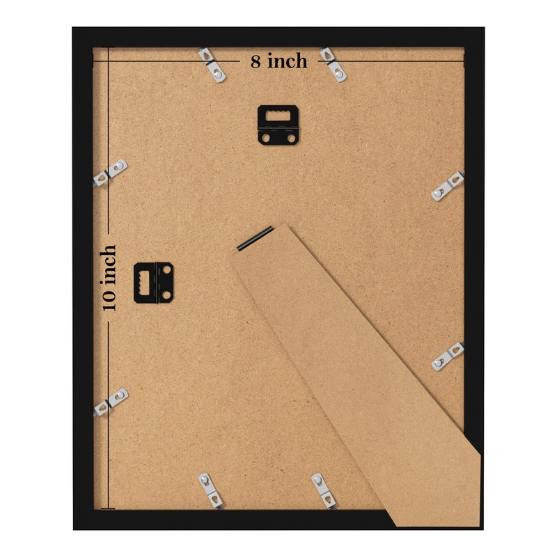 eletecpro 8x10 Picture Frame, Display Picture 5x7 with Mat or