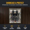 LuxRound Trading Card Display Case, Acylic Graded Sports Card Display
