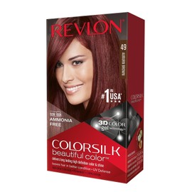 Revlon ColorSilk Haircolor, Auburn Brown, 1 Application (Pack of 3)