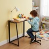 FurnitureR Folding Writing Desk, 31.5 Inches Foldable Home Office Desk,
