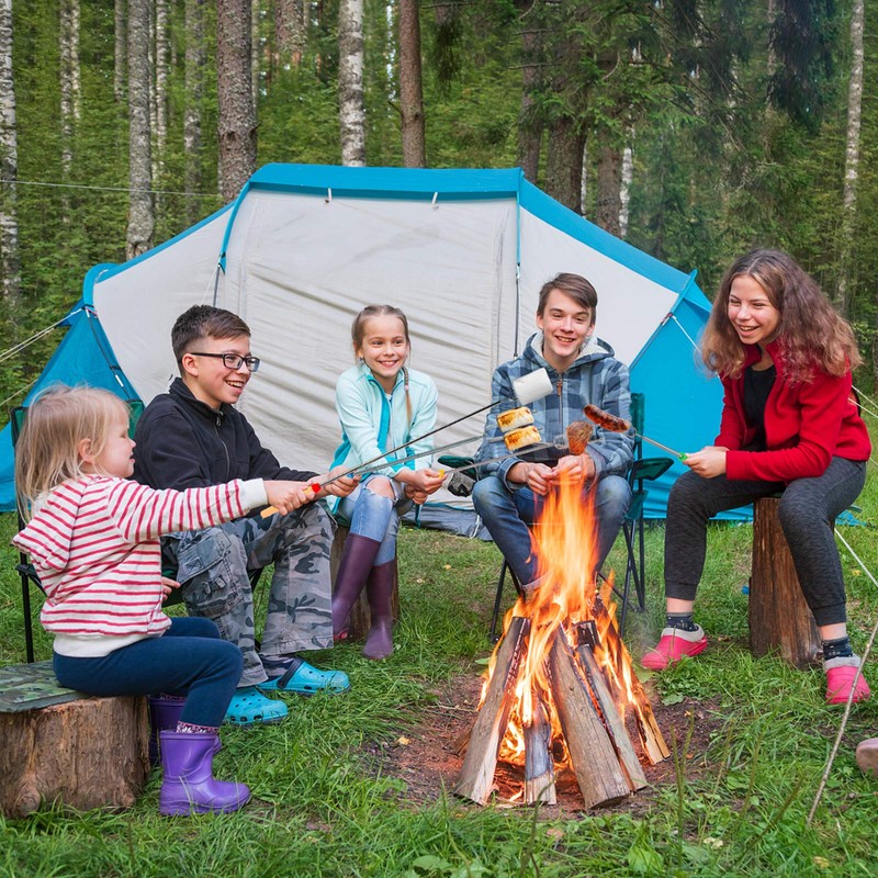 Marshmallow Roasting Sticks, Telescoping Smores Sticks for Open Fire Pit,