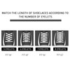 NDTEZUGT 3 Pairs Flat Shoelaces for On Cloud Sneakers, 1/4"(6mm)