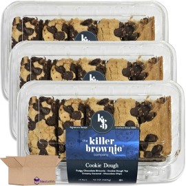 Barras de brownie masa para galletas Killer Brownie | 5 unidades | Paquete de 3 (15 Brownie Ba en total