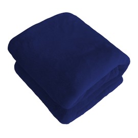 iMaylex Soft Puppy Flannel Fleece Blanket for Pet Dog Cat, Plush Microfiber, Cozy and Lightweight, Navy Blue, Pet, 27 x 39 inch (70 x 100 cm)