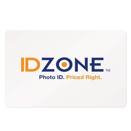 ID Zone Premium White Blank Plastic CR80 30 Mil PVC Cards for ID Badge Printers (100 Pack)