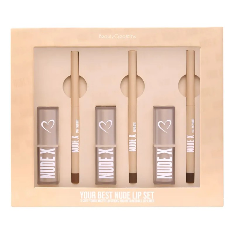 Set 6 Pz Labiales Mate Lip Liners Nude X Beauty