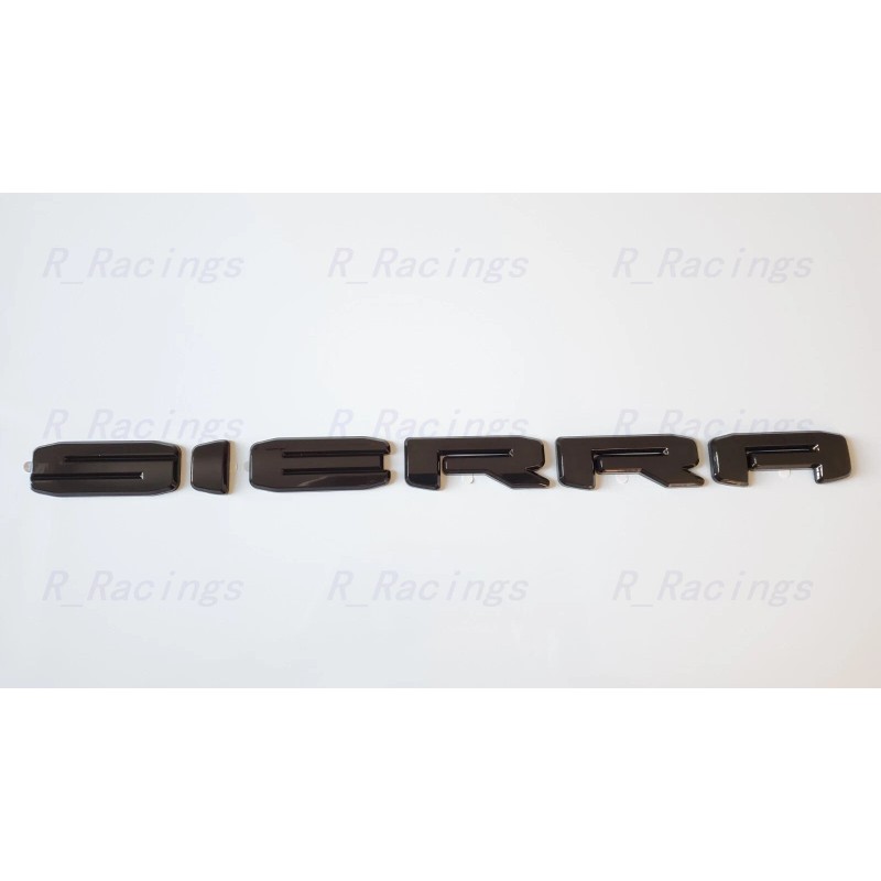 Auto 5PC Grill Door Rear Gloss Black AT4 Sierra OVERLAY