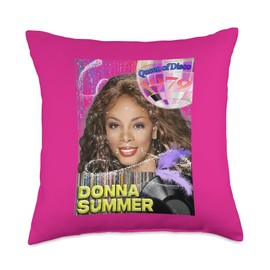 Donna Summer_002_Back Printed Throw Pillow