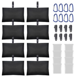 8 Packs Boat Cover Sand Bags Weights Marine Grade Sandbags for Boat Mooring Covers Sand Bag to Hold Boat Cover Kit Trailerable Boat Accessories Windproof Weight Sandbags