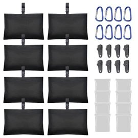 8 Packs Boat Cover Sand Bags Weights Marine Grade Sandbags for Boat Mooring Covers Sand Bag to Hold Boat Cover Kit Trailerable Boat Accessories Windproof Weight Sandbags
