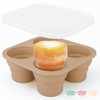 UR Happy Place Silicone Freezer Tray with Lid - Stackable