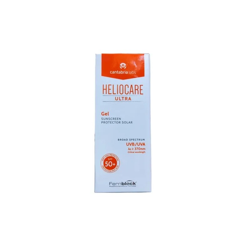 Protector Solar Gel Heliocare Ultra FPS 50 Rostro Libre Aceite