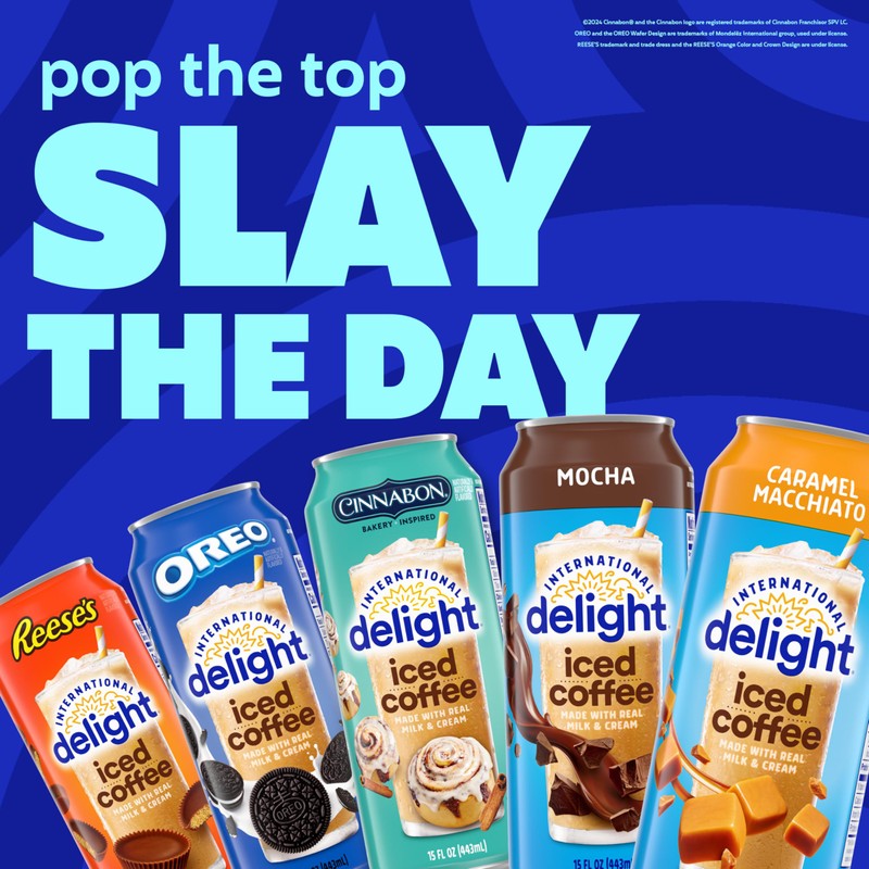 International Delight Iced Coffee, Oreo Cookie, 15 Fl Oz, Pack