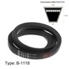 sourcing map B-1118 V-Belt Drive Belt 1118 mm Inner Circumference
