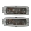 2pcs Rear Reading Dome Light 3B0947291 Gray Shell High Brightness