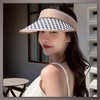 ONE LIMITATION CPA152 Women's Visor, Sun Visor, Hat, Checked, Logo,
