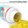 Natures Aid Cod Liver Oil, 1000 mg, 180 Softgel Capsules