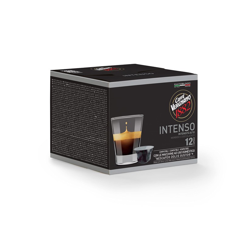 Caffè Vergnano 1882 Nescafé Dolce Gusto compatible capsules, Intenso -