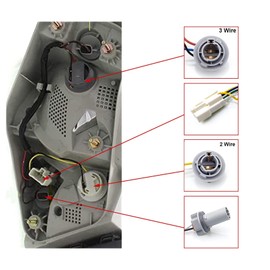 Priprilod Rear Taillight Lamp Socket & Wiring Harness Compatible with Hyundai Sonata SE Sedan GLS 2.0L 2.4L 2011 2012 2013 2014 Replace# 92450-3Q000 924503Q000