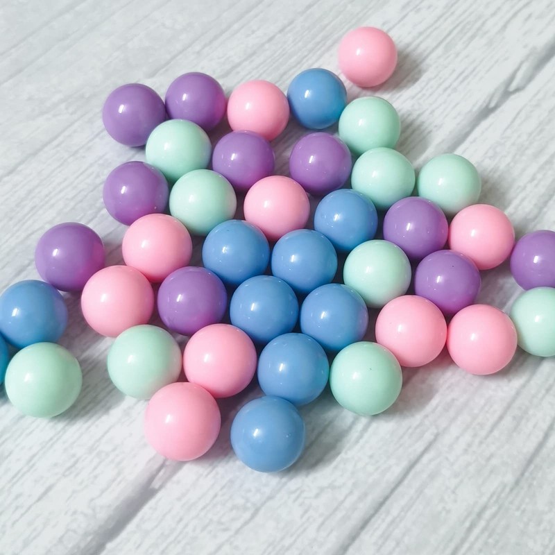 Hotusi 40Pcs Game Replacement Marbles Balls Compatible with Hungry Hungry