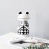 Meditation Frog Statue Resin Frog Sculpture Animal Yoga Statue for