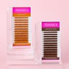 TDANCE Dark Brown Lash Extensions Colored Lash Extensions 0.03/0.05/0.07mm C/D