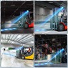 eTzone New Dynamic Forklift Lights Blue Forklift Spotlight Warehouse Pedestrian