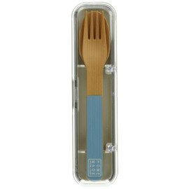 HOME MADE Wood Grain Cutlery Set, Blue, 4776943